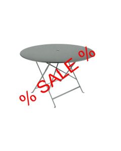 Fermob BISTRO | Gartentisch Ø 117 cm -C7  Lapilligrau gesprenkelt MK-Rund