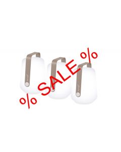  Fermob BALAD | Set mit 3 Lampen H.12cm versch. Farben