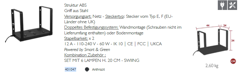 Ladeplatte Swiing Ladeplatte Swiing